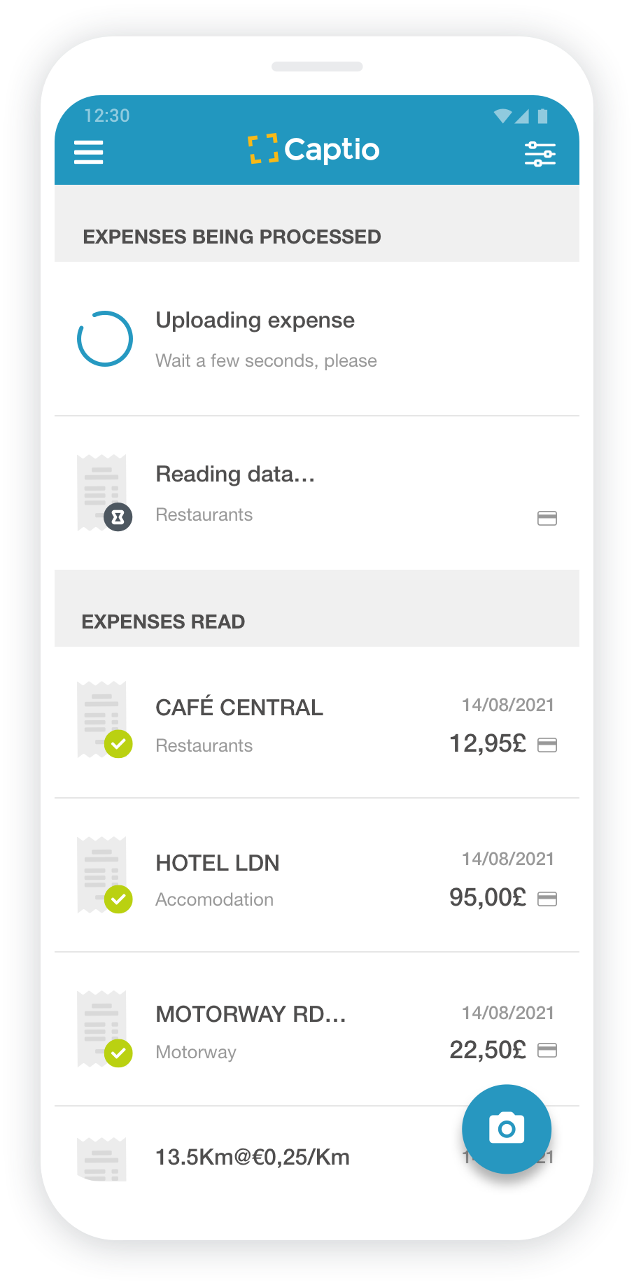 screenshot of Emburse Captio